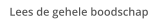 Lees de gehele boodschap